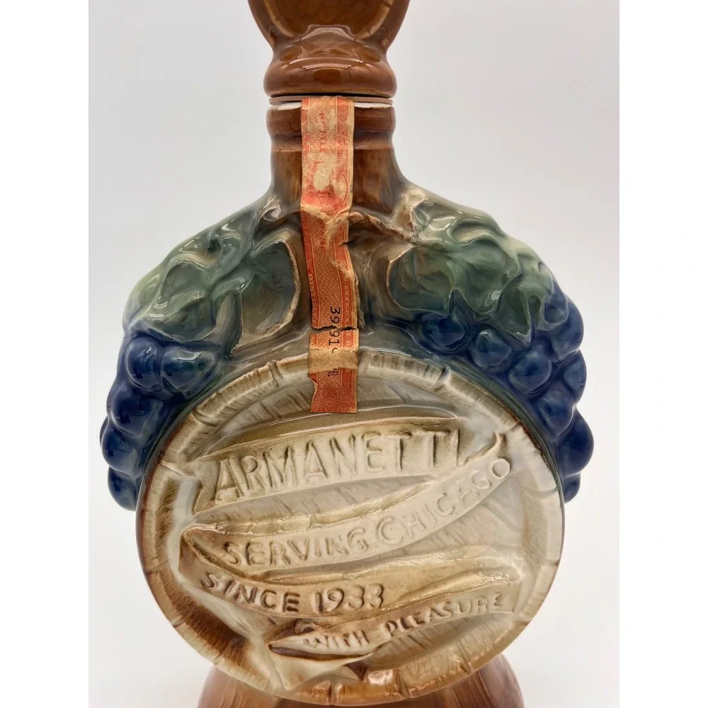Vintage Jim Beam Bacchus Decanter Regal China Armanetti Chicago Bourbon Bottle